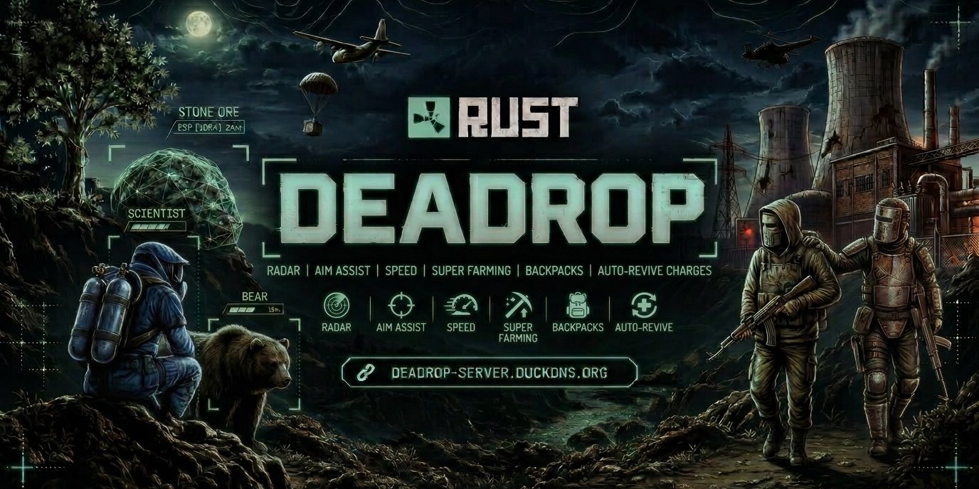 DEADROP PVE | HACK MENU 40+ CHEATS | ESP AIMBOT ONE HIT | RP |